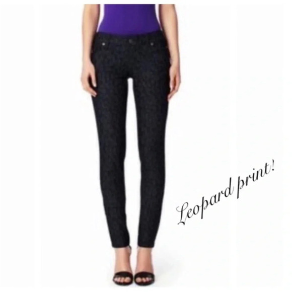 Limited Leopard Print denim Jeans pants - Picture 1 of 7